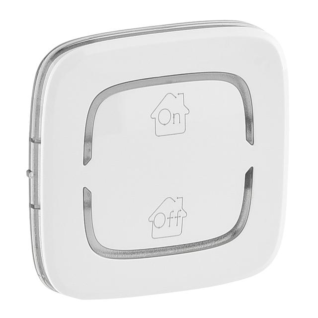 MY HOME VALENA ALLURE - KLAWISZ STEROWNIKA WIELOFUNKCYJNEGO ON/OFF-GEN BIAŁY, Legrand