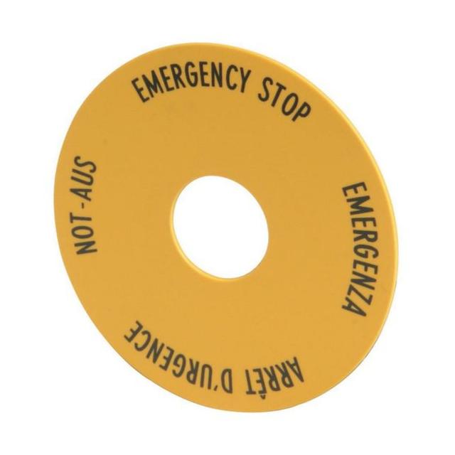 M22-XBK1 szyld do przycisku M22-PV..w 4 językach 216483 EATON