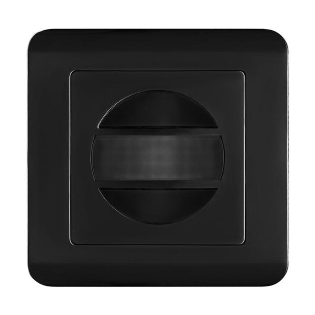 Czujnik ruchu 2 żyłowy 160st. IP20 300W do puszki czarny ORNO