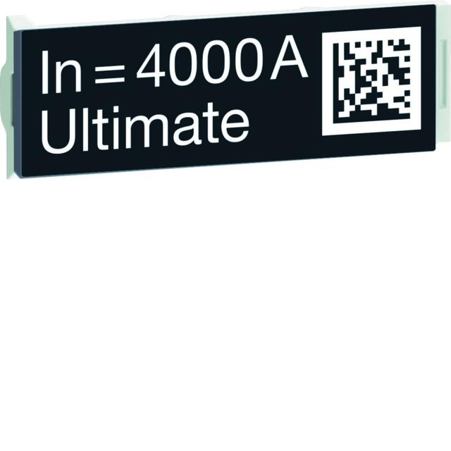 ACB HW4 Wtyczka z oznaczeniem znamionowym wyłącznika 4000A Ultimate HWW733H HAGER