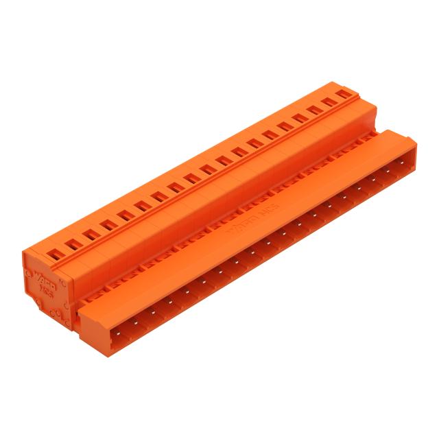 MCS-MIDI Classic wtyk 19-bieg. pomarańczowy raster 5,08 mm /10szt./ WAGO