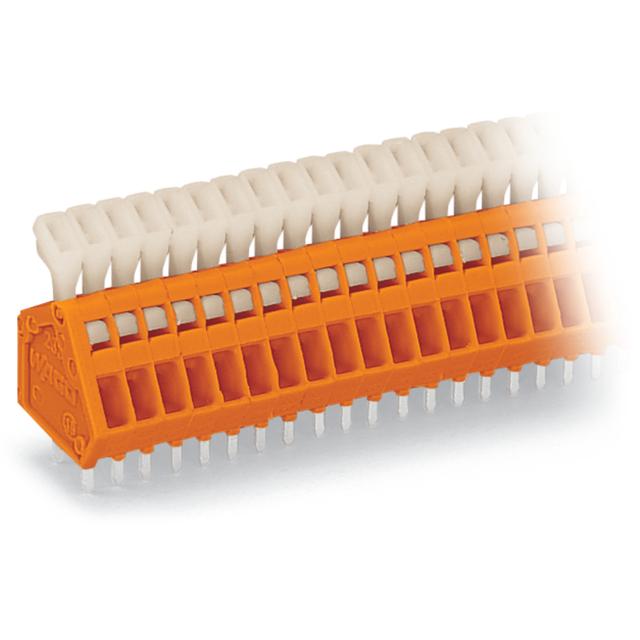 Listwa zaciskowa do płytek drukowanych 36‑biegunowa pomarańczowa raster 2,54mm 233‑536 /10szt./ WAGO