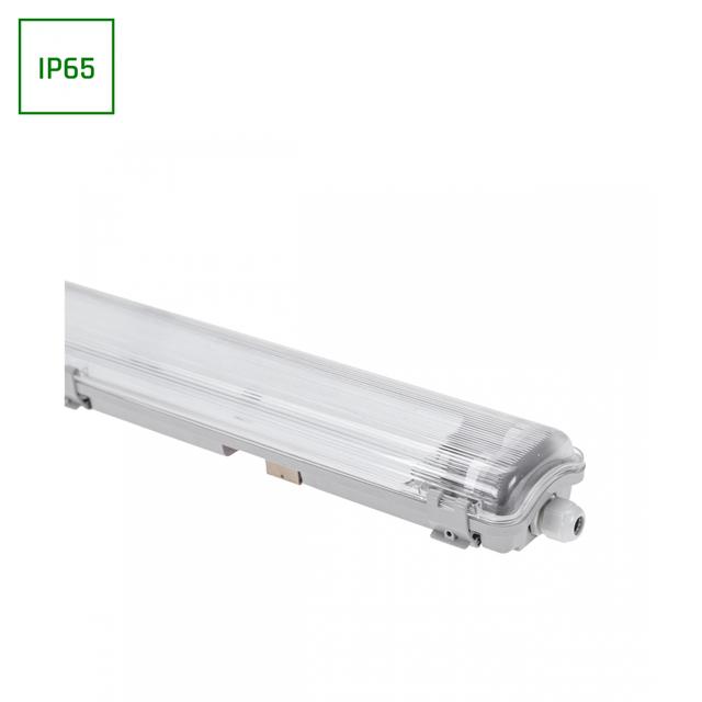 Limea LED TUBE 2x60 IP65, korpus ABS, klosz PC, zasilanie jednostronne