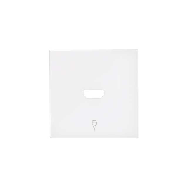 Simon 100 Pokrywa gniazdo HDMI pojedynczego biały mat 10001094-230 KONTAKT