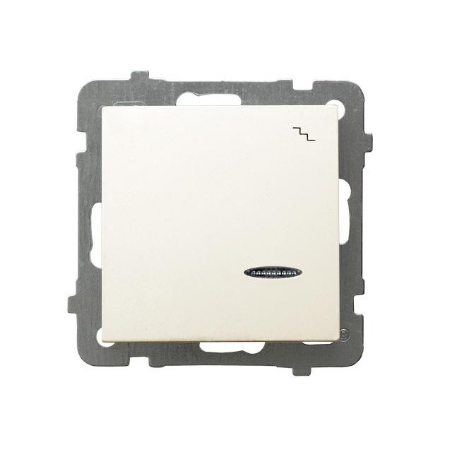 AS Łącznik schodowy z podświetleniem pomarańczowym - kolor ecru