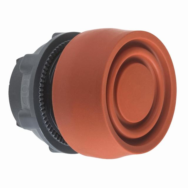 Harmony XB5 Przycisk okapturzony fi22 czerwony z samopowrotem okrągły plastikowy ZB5AP4S Schneider