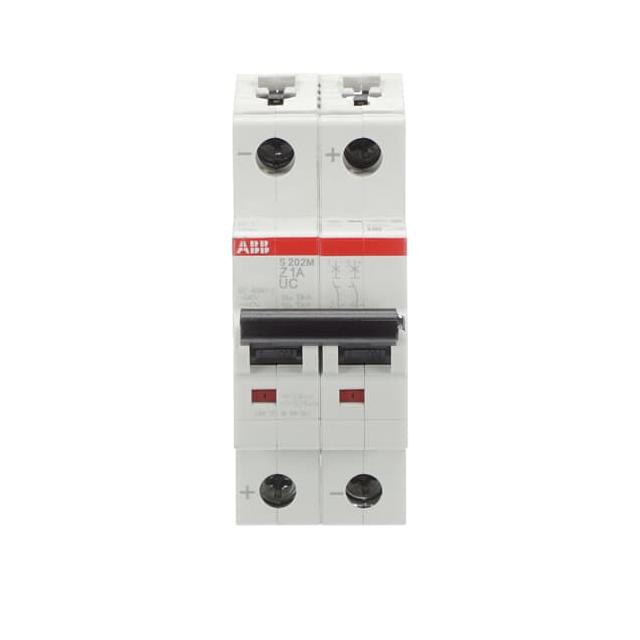 S202M-Z1UC Wyłącznik nadprądowy 10kA AC/DC 2P Z1A 2CDS272061R0218 ABB