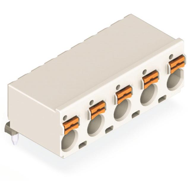 Gniazdo picoMAXeCOM raster 7,5mm 5‑biegunowe z kątowymi pinami lutowniczymi bez płytki 2092‑3375 /100szt./ WAGO