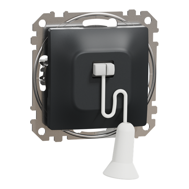 Sedna Design & Elements, przycisk z cięgnem, czarny antracyt