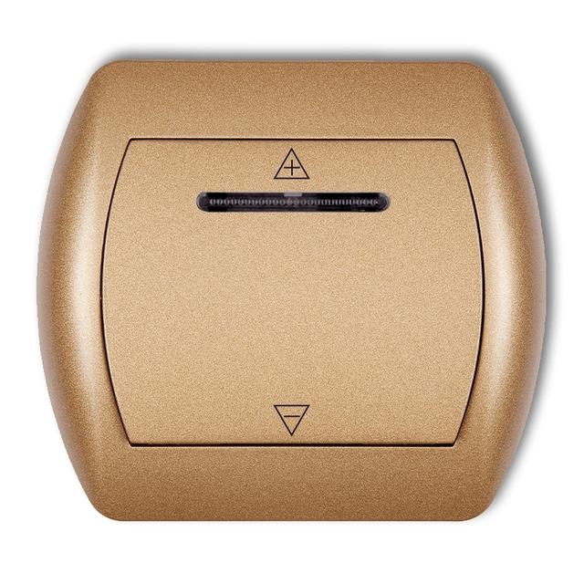 TREND Regulator oświetlenia sterowany dotykiem i dowolnym pilotem złoty metalik