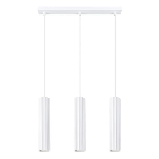 Sollux Lampa wisząca KARBON 3L biały SL.1537