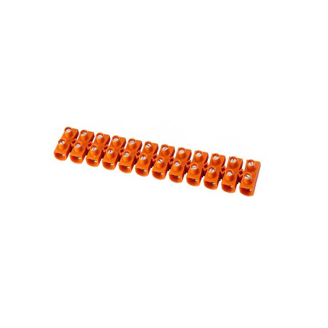 Listwa zaciskowa gwintowa 12‑torowa 2,5mm2 pomarańczowa LTF 12‑2,5 21210108 SIMET