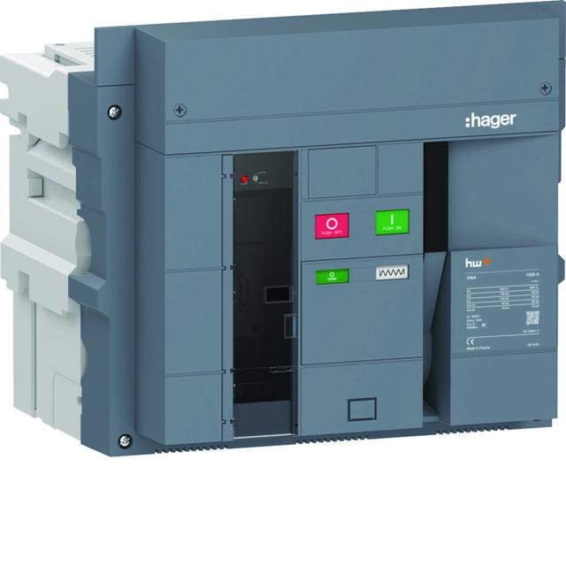 ACB HW4 120kA 1000A 3P Wyłącznik powietrzny wysuwny do wyzw. sentinel Energy HW4P310DE HAGER