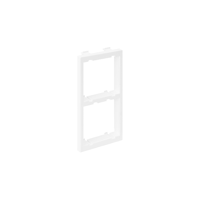 Simon Connect Adapter CIMA na 2 moduły K45 (45x45mm) pionowo czysta biel