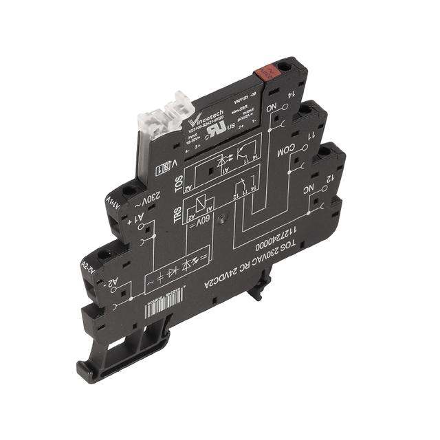 TOS 230VAC RC 24VDC2A Przekaźnik półprzewodnikowy, 230 V AC ±10 %, Człon RC , 1 zestyk zwierny (MOS-FET), 3...33 V DC, 2 A, złącze śrubowe /10szt./ 1127240000 WEIDMÜLLER