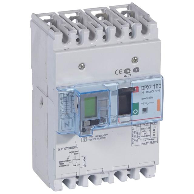 Wyłącznik Z Wyzwalaczem Termiczno-Magnetycznym DPX3 160 4P 63A 25Ka Z Zab. R-Pr. 420071 LEGRAND