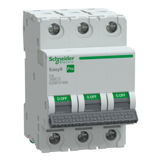 Wyłącznik nadprądowy Easy9 PRO 6kA 3P C6A EZ9F57306 Schneider