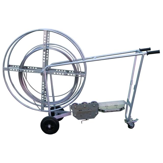Prostowarka jezdna do drutu 7-10 mm, wariant D, St/tZn 597006 DEHN