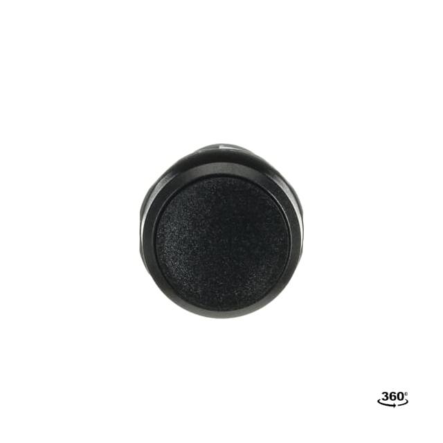 Przycisk monostabilny wklęsły czarny 2NC CP1-10B-02