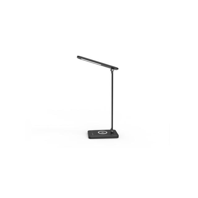Nowodvorski lampa stołowa LED Style 10W 390lm 3000-6000K czarna, port USB 8404