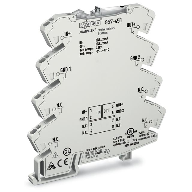 JUMPFLEX przetwornik separacyjny pasywny WAGO