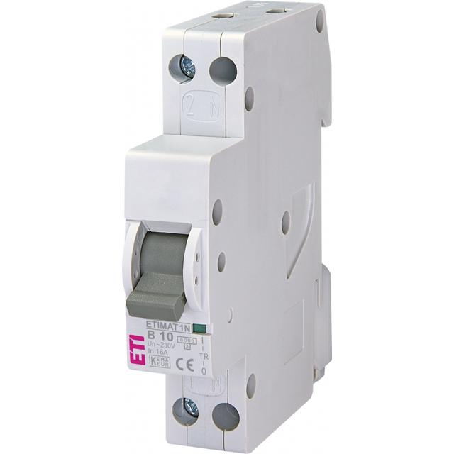 Wyłącznik nadprądowy MAT 1N 1P+N B10 002191102 ETI