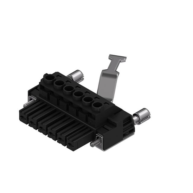 BVZ 7.62HP/06/180RSH150 SN BK BX Złącze kablowe do płytek drukowanych /25szt./ WEIDMULLER