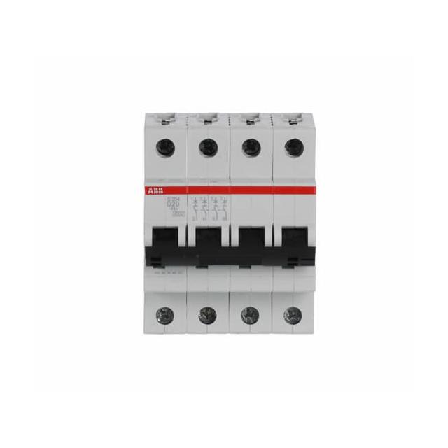 S204-D20 Wyłącznik nadprądowy 6kA 4P D20A 2CDS254001R0201 ABB