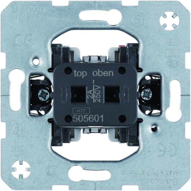 BERKER one.platform Łącznik klawiszowy przyciskowy do nasadki na kartę hotelową 2A 505601 HAGER