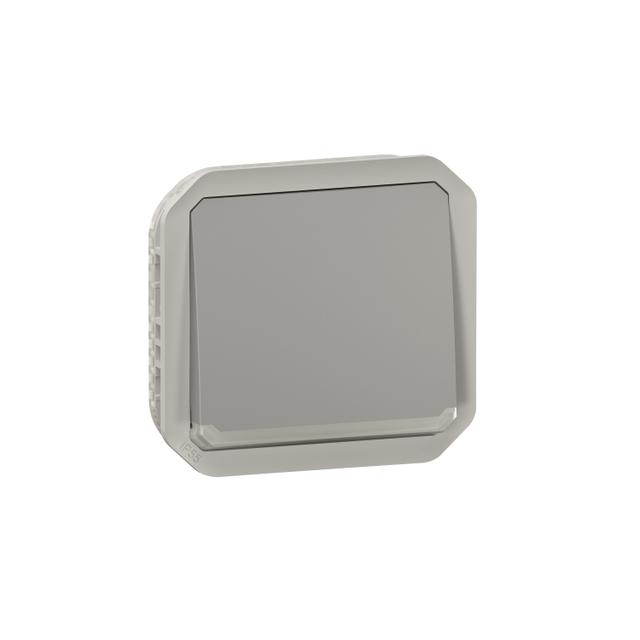 NOWE PLEXO - PRZY. PRZEŁĄCZNY NO/NC Z PODŚWIETL. MECHANIZM 10A- 250V SZARY 069536L LEGRAND