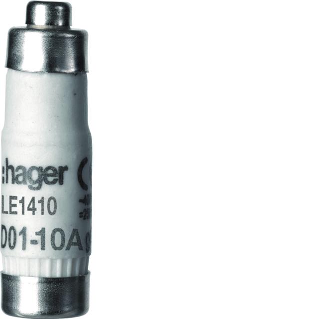 Wkładka bezpiecznikowa D01 gG 10A 400VAC LE1410 HAGER