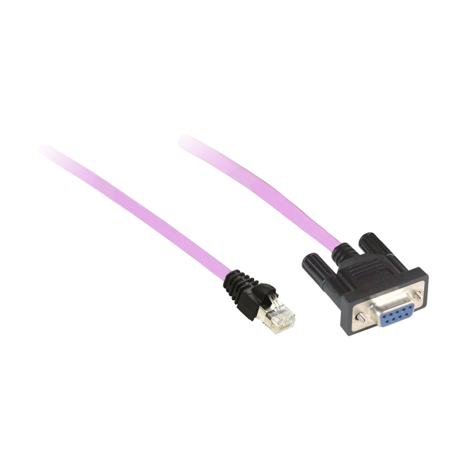 Przewod PLC LMC SUB D9 RJ45 3m VW3M3805R030 Schneider