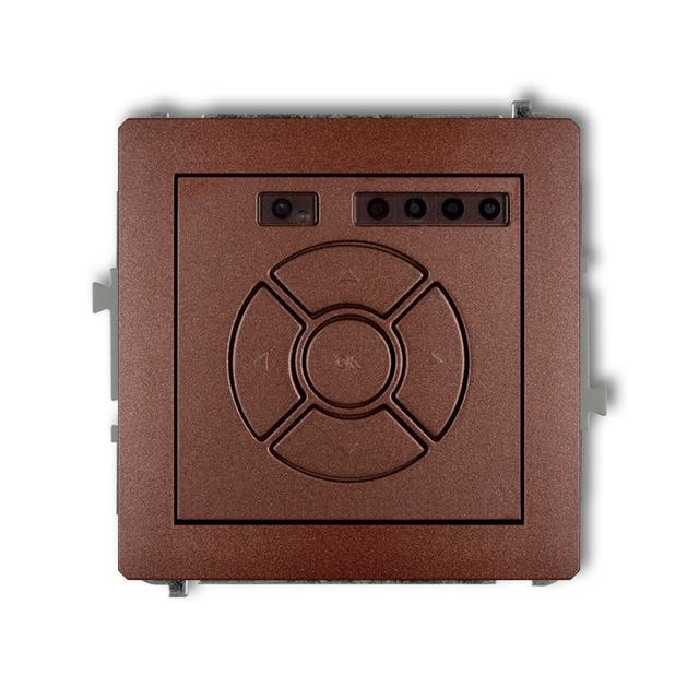 DECO Elektroniczny sterownik rolety (sterowanie lokalne) brązowy metalik 9DSR-1 KARLIK