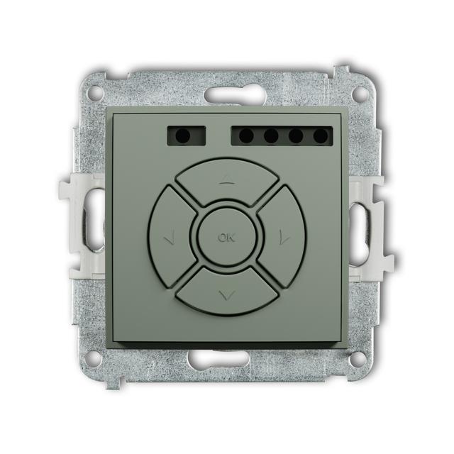 MINI Elektroniczny sterownik rolety (przycisk centralny/dodatkowy) szałwiowy 61MSR-6 KARLIK