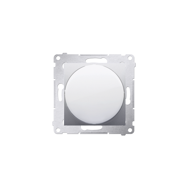 Simon 54 Sygnalizator świetlny LED – światło białe 230V srebrny mat