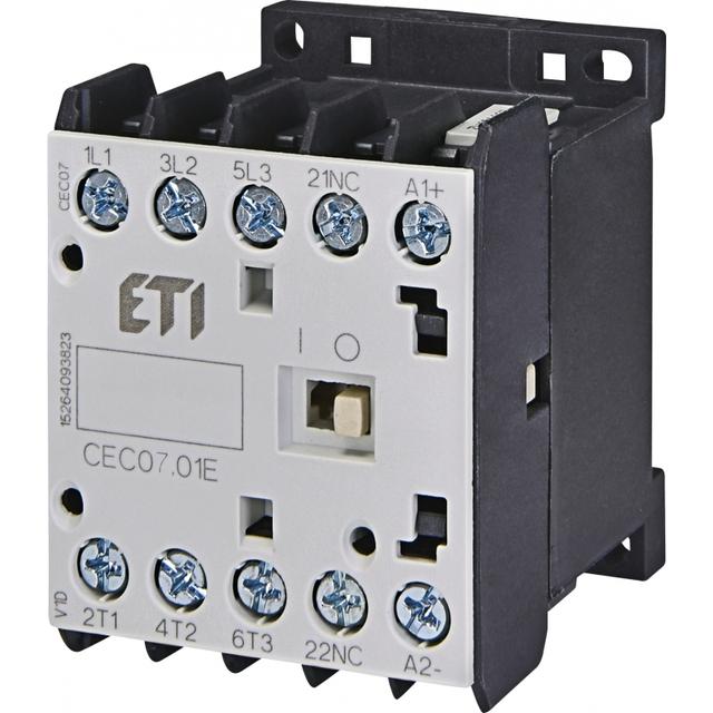 Stycznik silnikowy miniaturowy CEC07.01-400V-50/60HZ 004641061 ETI