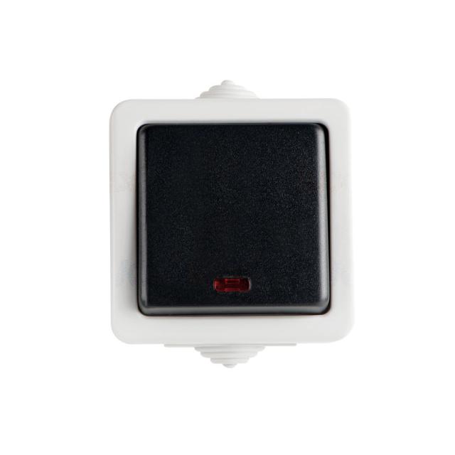 TEKNO 05-1110-143 cz  Łącznik jednobiegunowy z LED