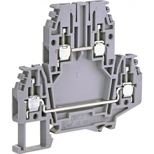 Złączka gwintowa 2-piętrowa 2,5 mm2 (szara) ESC2-DBC.2 003903053 ETI