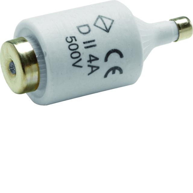 Wkładka bezpiecznikowa DII/E27 wyk.szybkie F (Bi-Wts) 4A 500VAC LE27F04 HAGER