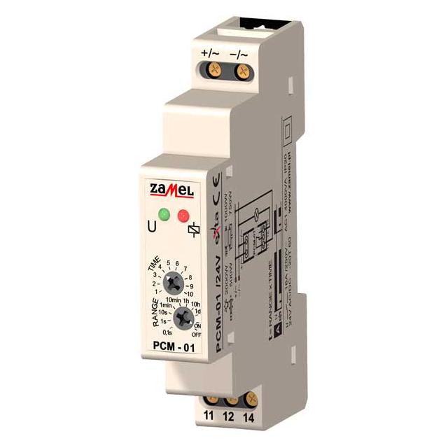 PRZEKAŹNIK CZASOWY 24V AC/DC TYP: PCM-01/24V