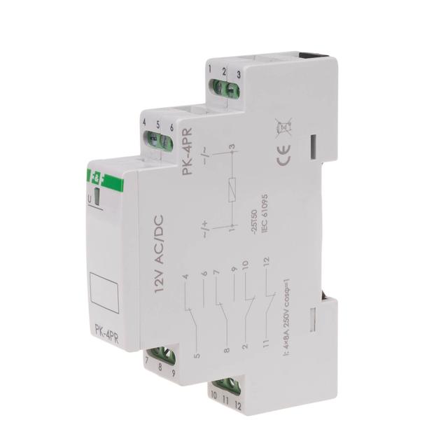 Przekaźnik elektromagnetyczny PK-4PR 12V PK-4PR-12V F&F