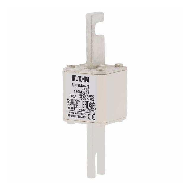500A 690V 1*TN/110 aR INDICATOR FUSE Wkładka szybka 500A AC 690V compact DIN 1 45x58x134 m 170M3221