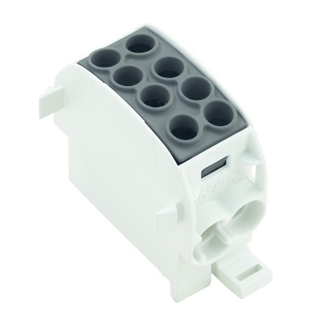 WPD 102 2X35/2X25 BK Zacisk rozdziału potencjału, złącze śrubowe, 1000, 202 A, Liczba biegunów: 1, czarny /5szt./ 1561630000 WEIDMÜLLER
