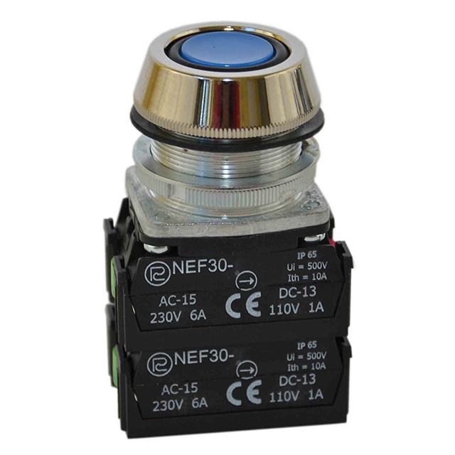 Przycisk NEF30-UK2X2Y/W3 niebieski W0-NEF30-UK 2X2Y/W3 N PROMET