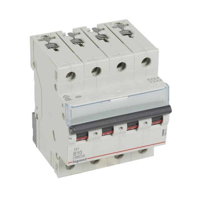 Wyłącznik Nadprądowy S 304 4P B10A 6kA TX3 403415 LEGRAND