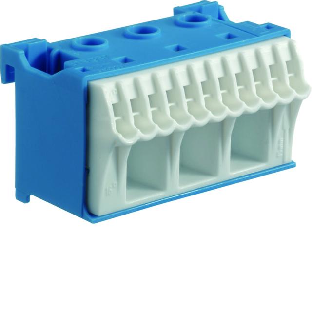 QuickConnect Blok samozacisków neutralny niebieski 3x16 +11x4mm2 szer. 60mm KN14N HAGER