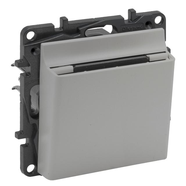 Niloe Step - łącznik hotelowy elektroniczny- kolor aluminium, Legrand