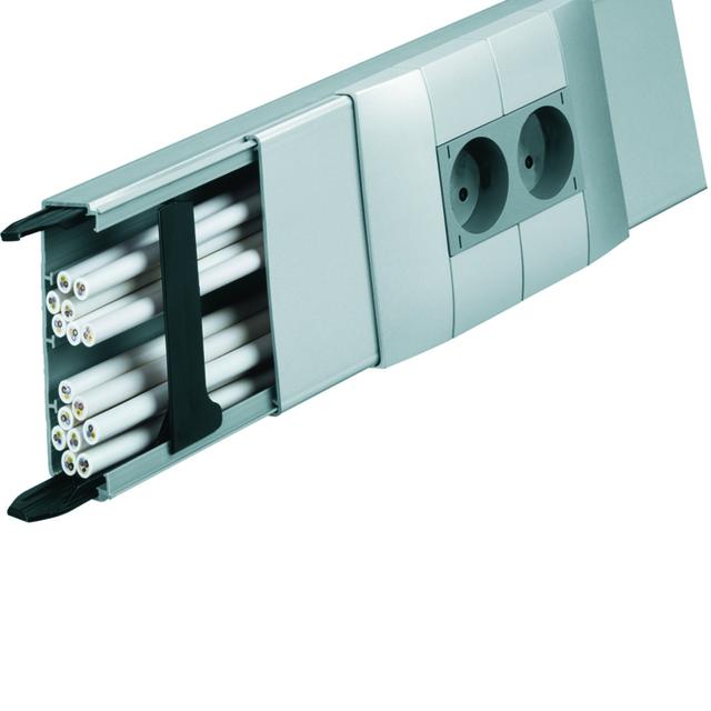 tehalit.LFF Kanał z łącznikami 40x110mm aluminium LFF401100ALU HAGER