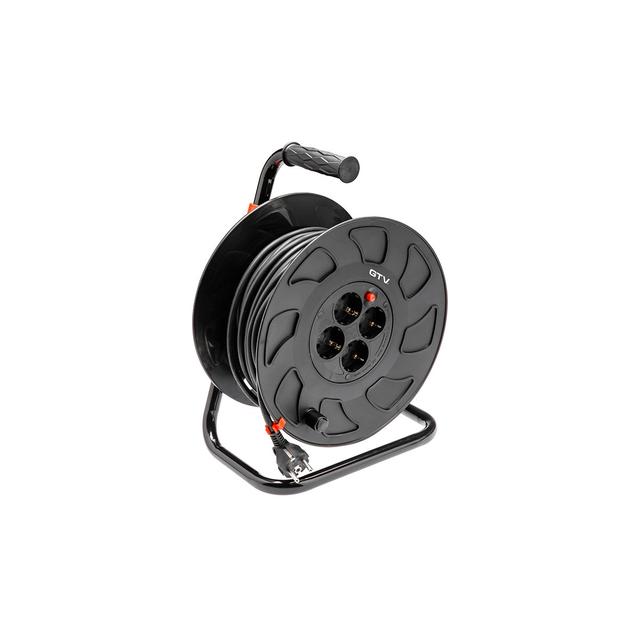 PRZEDŁUŻACZ BĘBNOWY 3X1,5MM2, 30M, 4X SCHUCKO