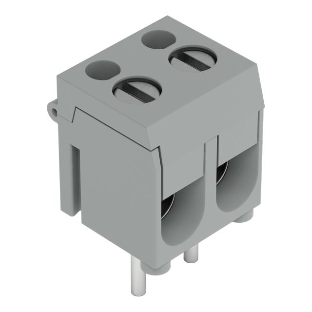 Złączka śrubowa do płytek drukowanych 2‑torowa szara raster 5,08mm 237‑132 /100szt./ WAGO